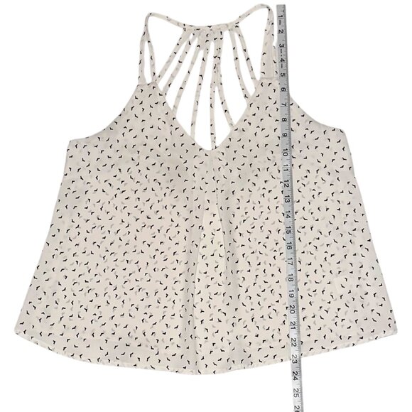 Harlowe & Graham Small Tank Top White w/Small Pattern - Picture 8 of 10